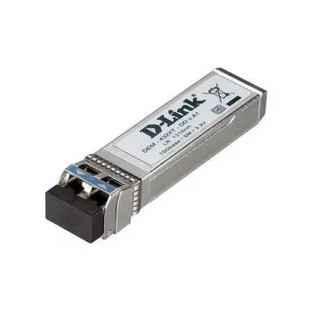 D-Link DEM-432XT Módulo Transceptor SFP+ Fibra Óptica 10 Gbps 1310 nm D-Link DEM-432XT Módulo Transceptor SFP+ Fibra Óptica 10 Gbps 1310 nm